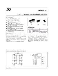 Datasheet M74HC257B1R manufacturer STMicroelectronics